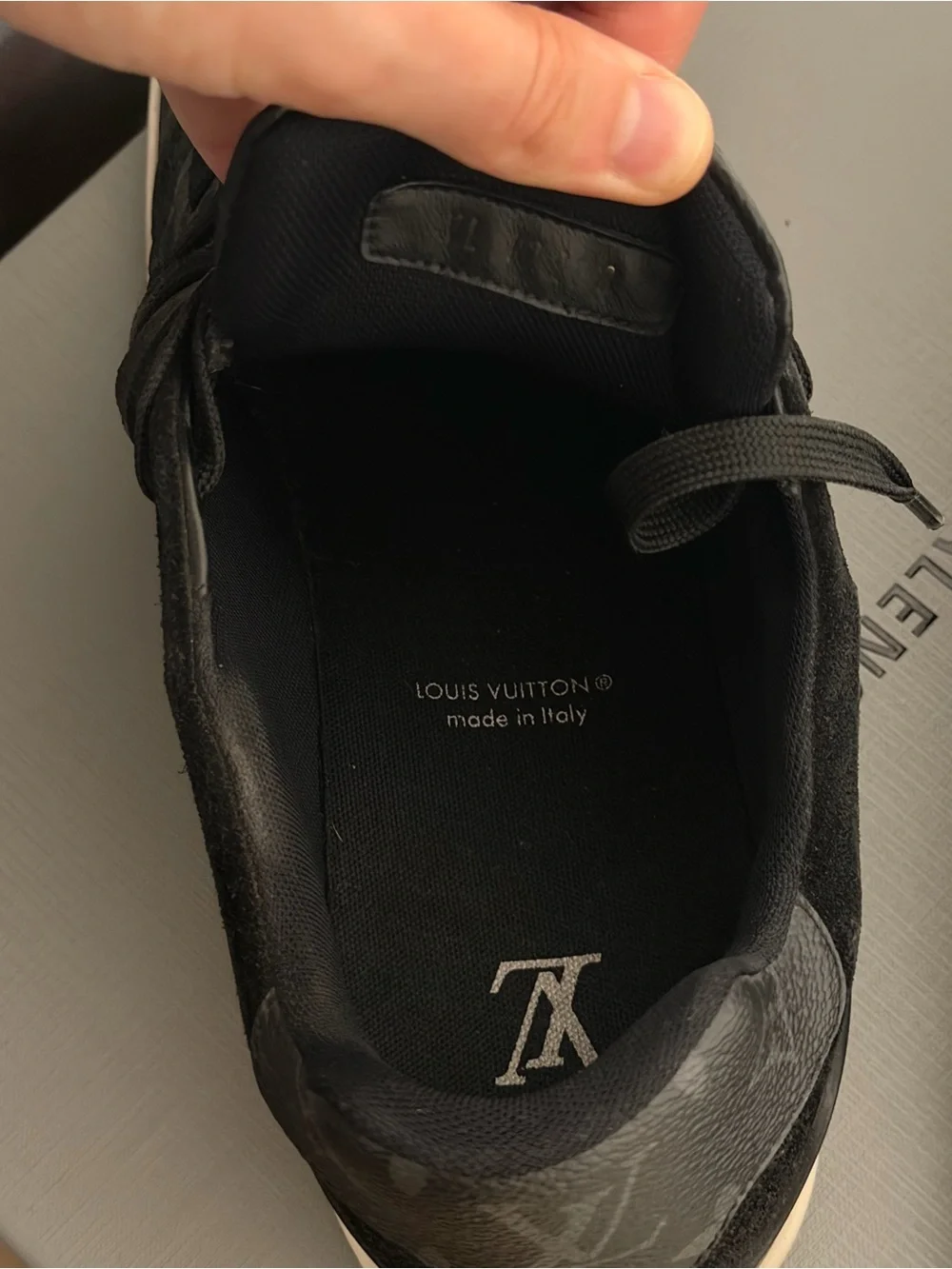 LV Trainer leather low sneakers